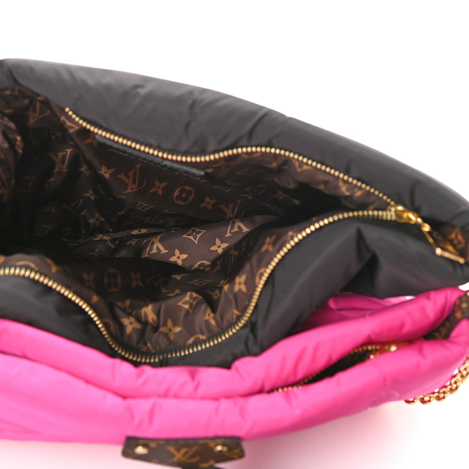 Louis Vuitton Econyl Monogram Pillow Maxi Multi Pochette Accessories Black Fuchsia 5 of 10