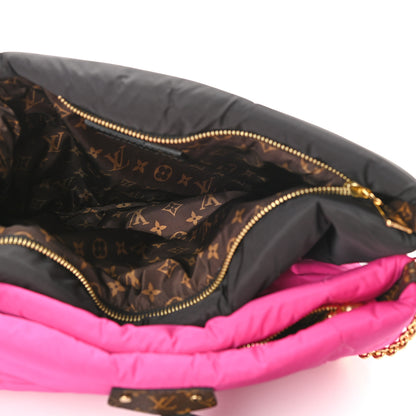 Louis Vuitton Econyl Monogram Pillow Maxi Multi Pochette Accessories Black Fuchsia 5 of 10