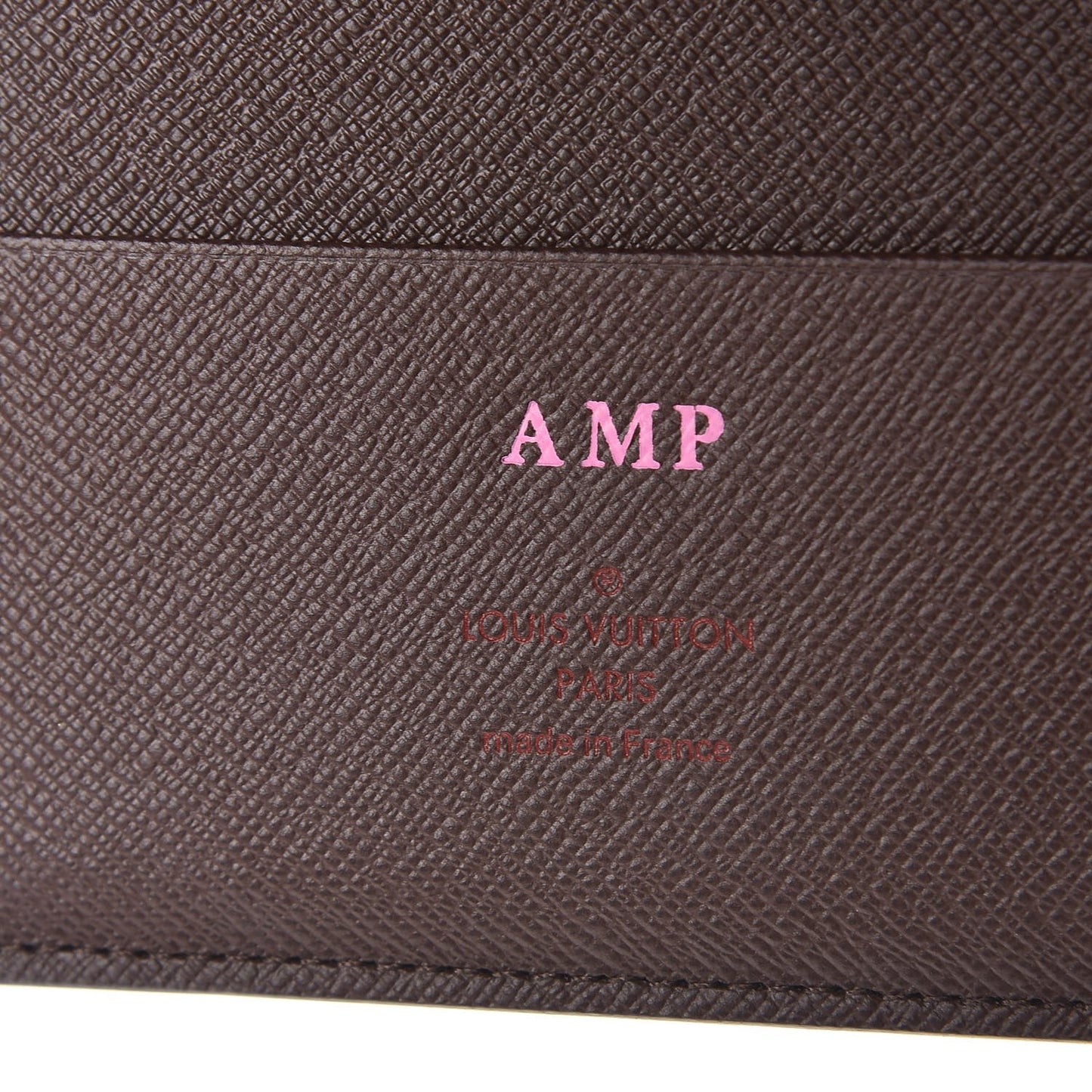 Damier Ebene Large Ring Agenda Cover