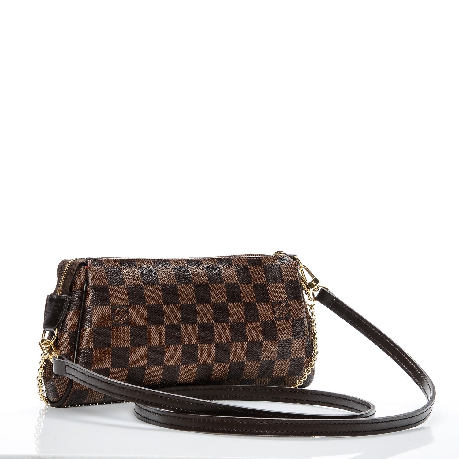 Louis Vuitton Damier Ebene Eva Clutch 3 of 8