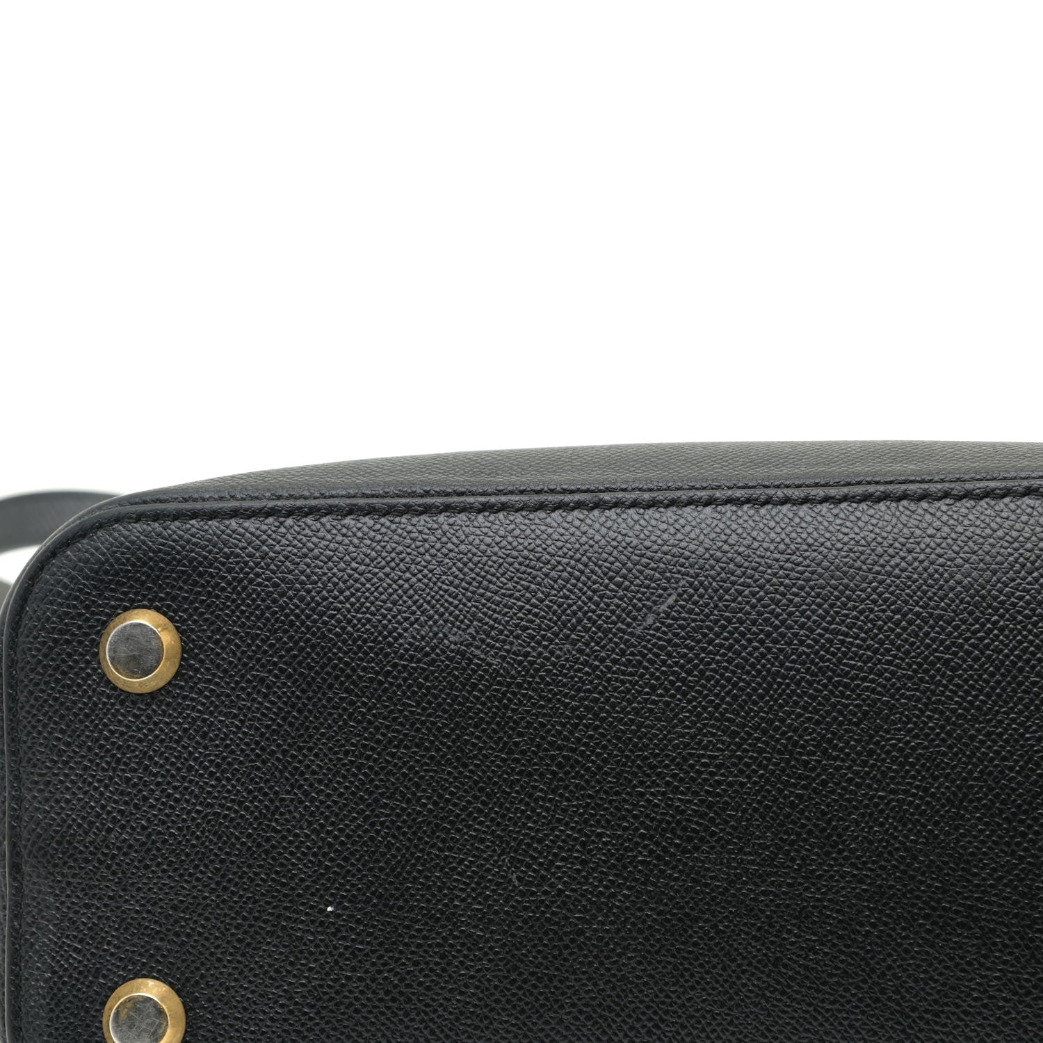 Balenciaga Signature Grained Calfskin Logo S Ville Top Handle Bag Black 9 of 14