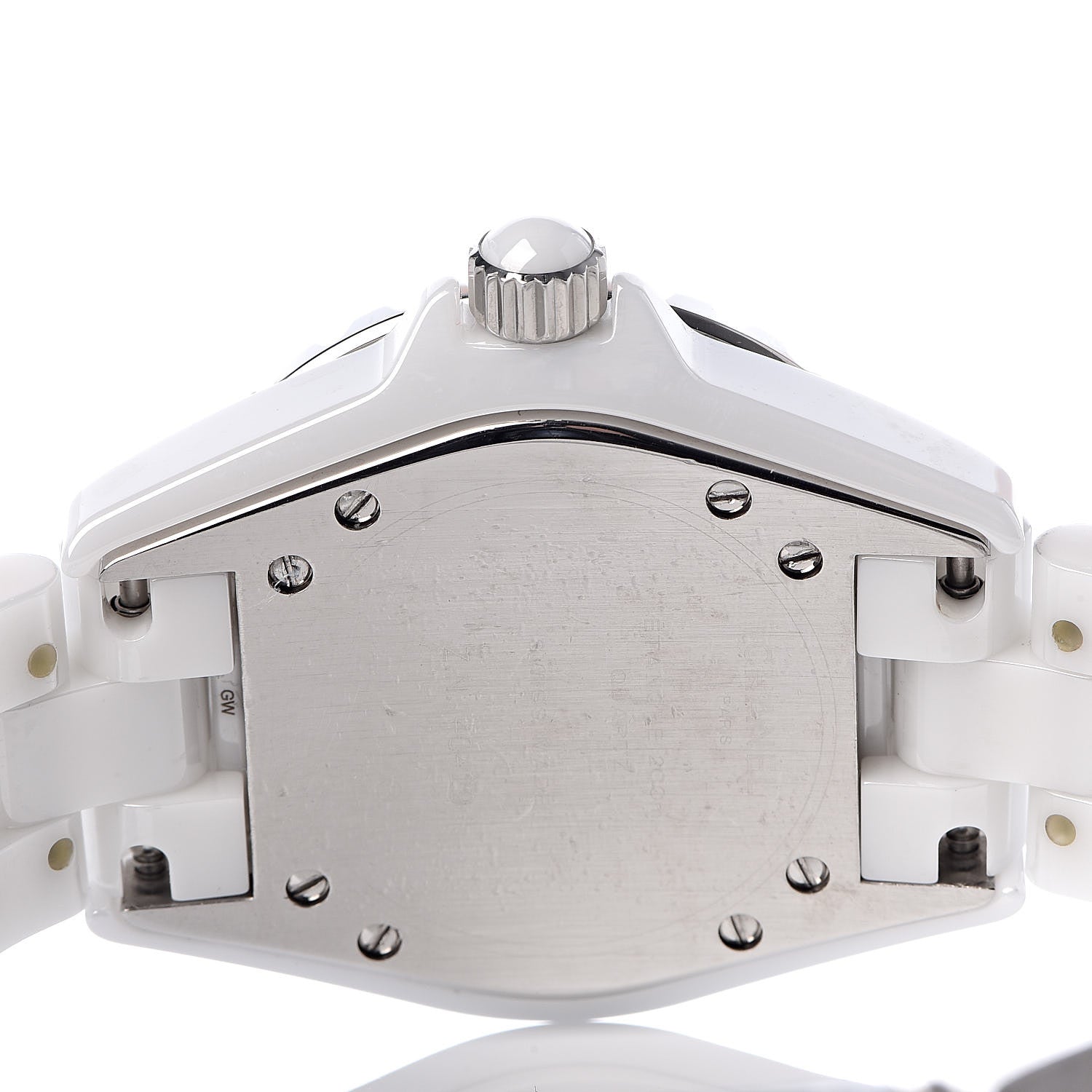 Chanel Stainless Steel Ceramic 33mm J12 Quartz Watch White 7 of 11