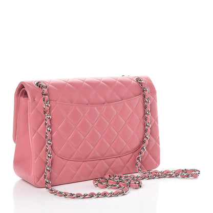 Chanel Lambskin Quilted Jumbo Double Flap Pink 3 of 10