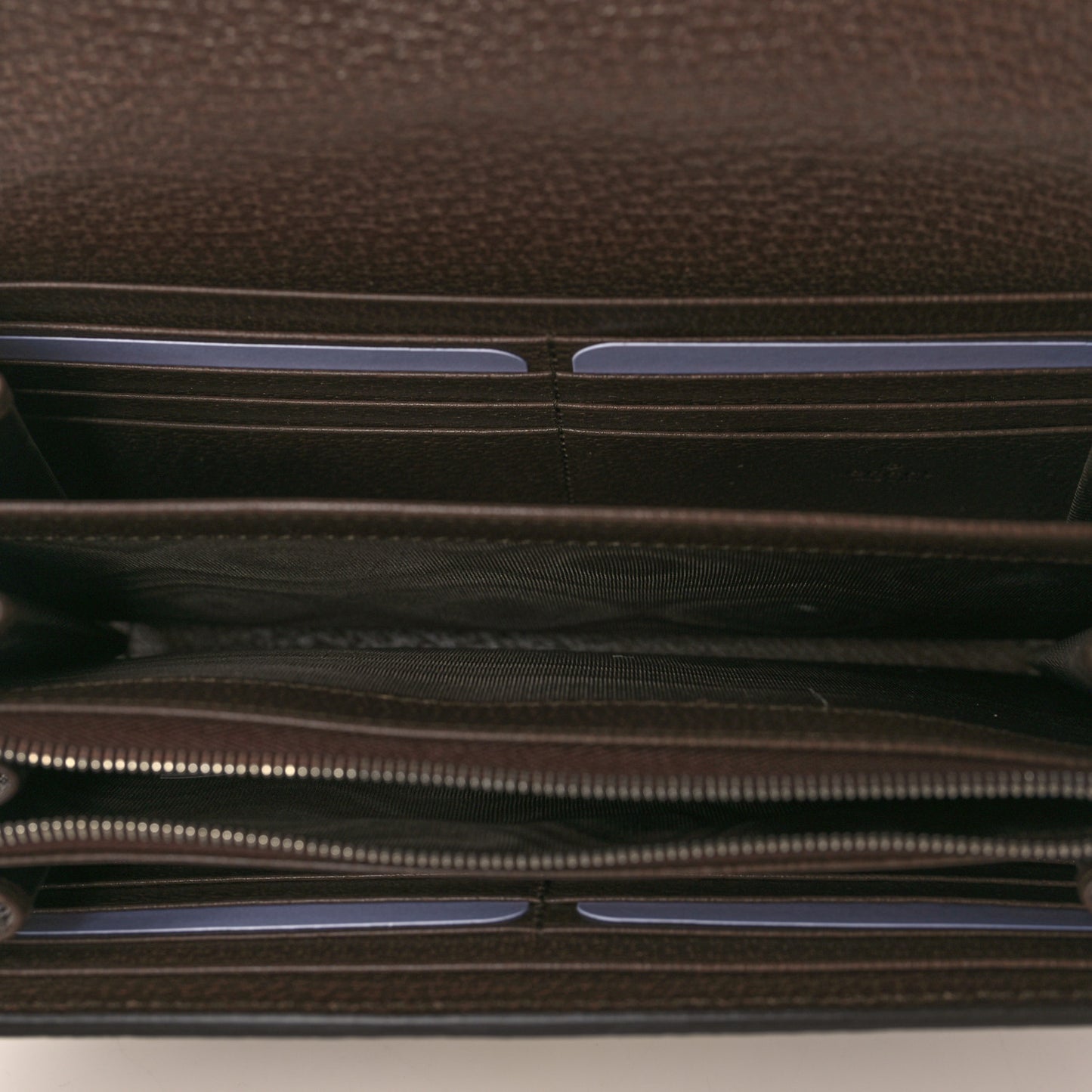 Monogram Jumbo GG Textured Dollar Calfskin Mini Dionysus Chain Wallet Camel Ebony New Acero