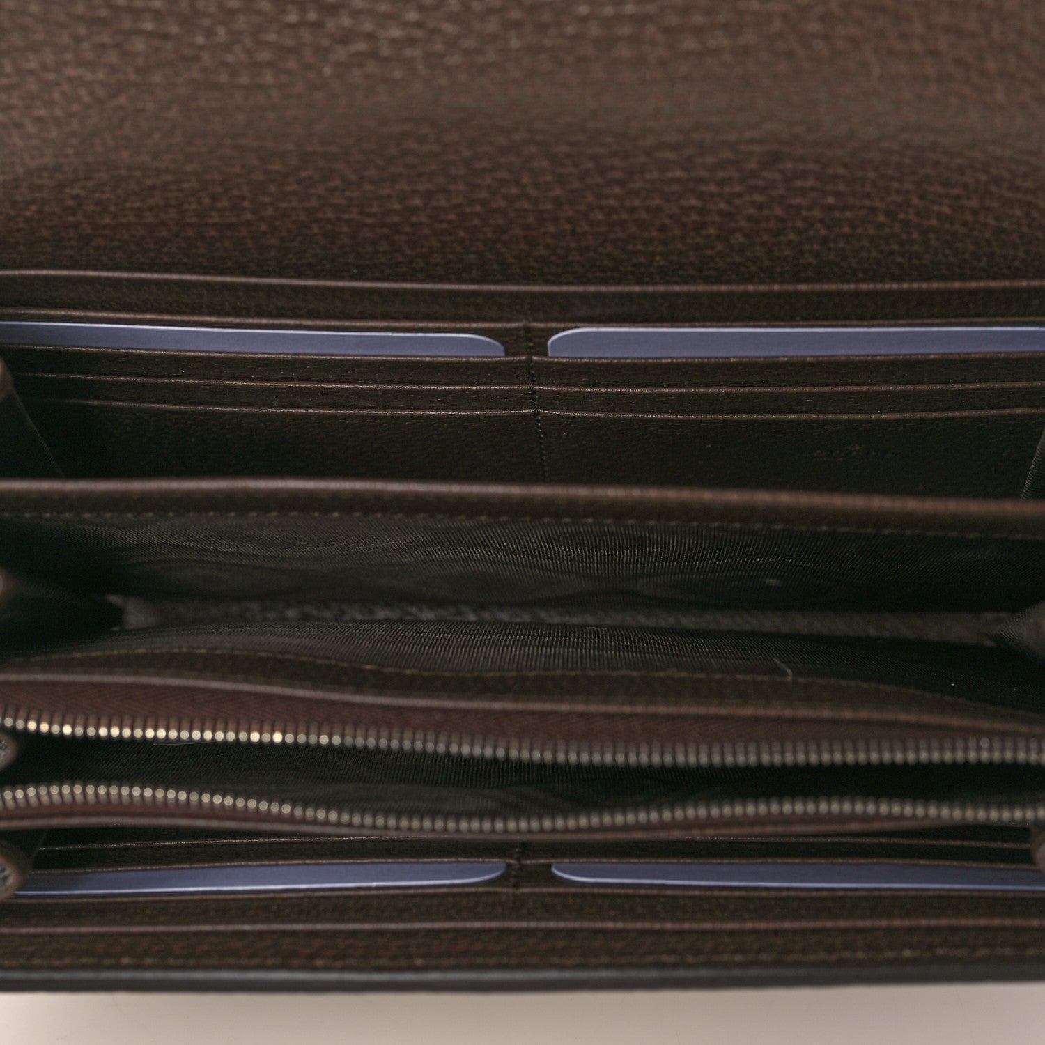 Gucci Monogram Jumbo GG Textured Dollar Calfskin Mini Dionysus Chain Wallet Camel Ebony New Acero 4 of 9