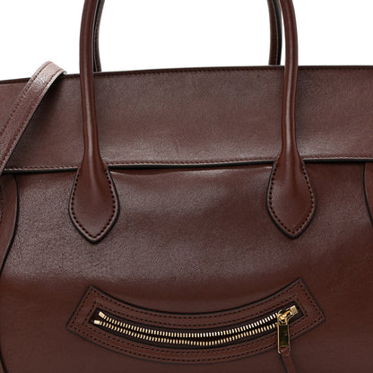 Celine Supple Shiny Lambskin Medium Smiling New Luggage Brick 7 of 9