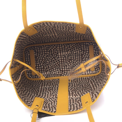 MCM Visetos Medium Liz Reversible Shopper Tote Cognac Yellow 9 of 15