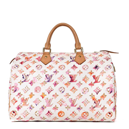 Louis Vuitton Watercolor Aquarelle Speedy 35 White 1 of 27