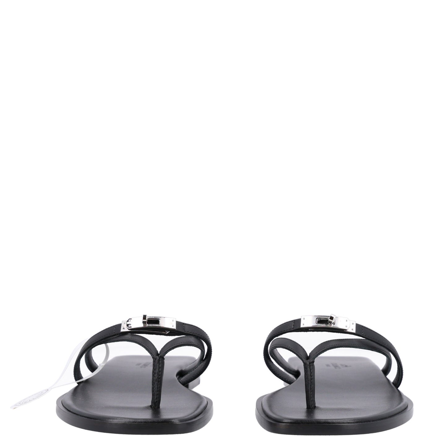 Calfskin Miss Sandals 39 Black