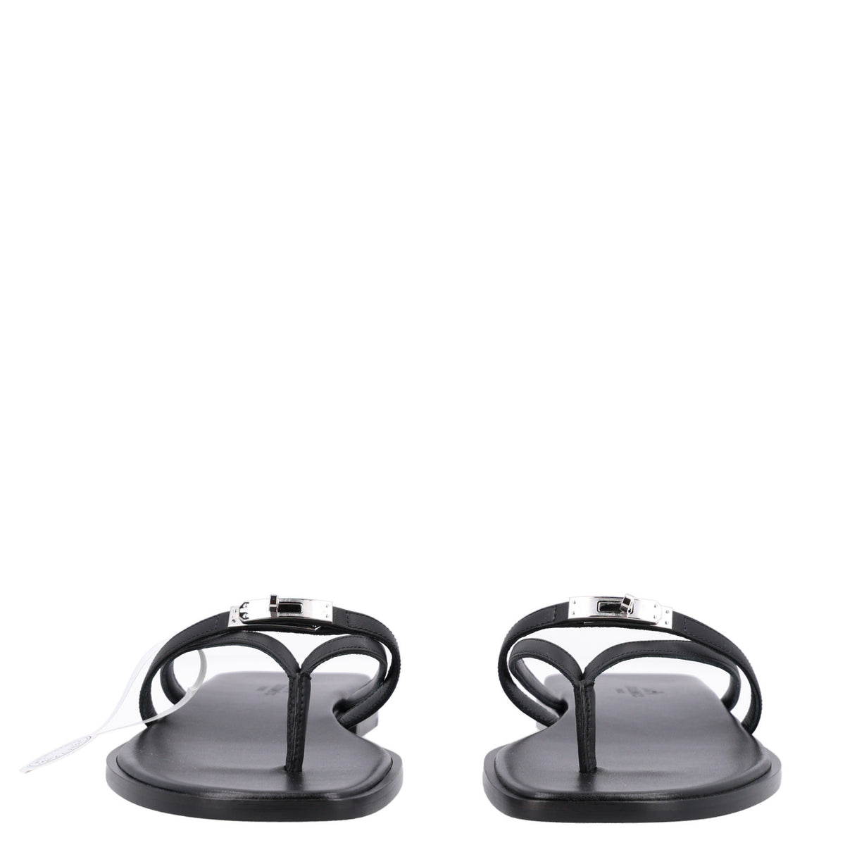 Hermes Calfskin Miss Sandals 39 Black 5 of 18