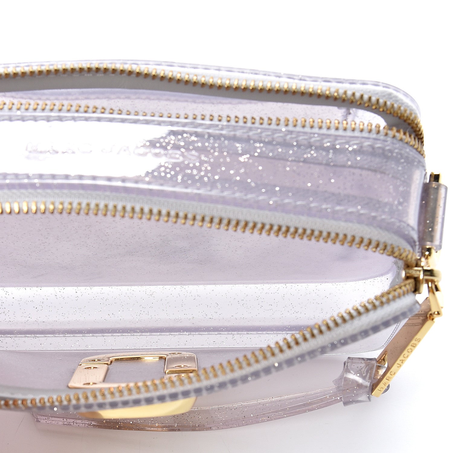 Marc Jacobs Jelly Glitter Small Snapshot Camera Bag Silver Multi 8 of 13