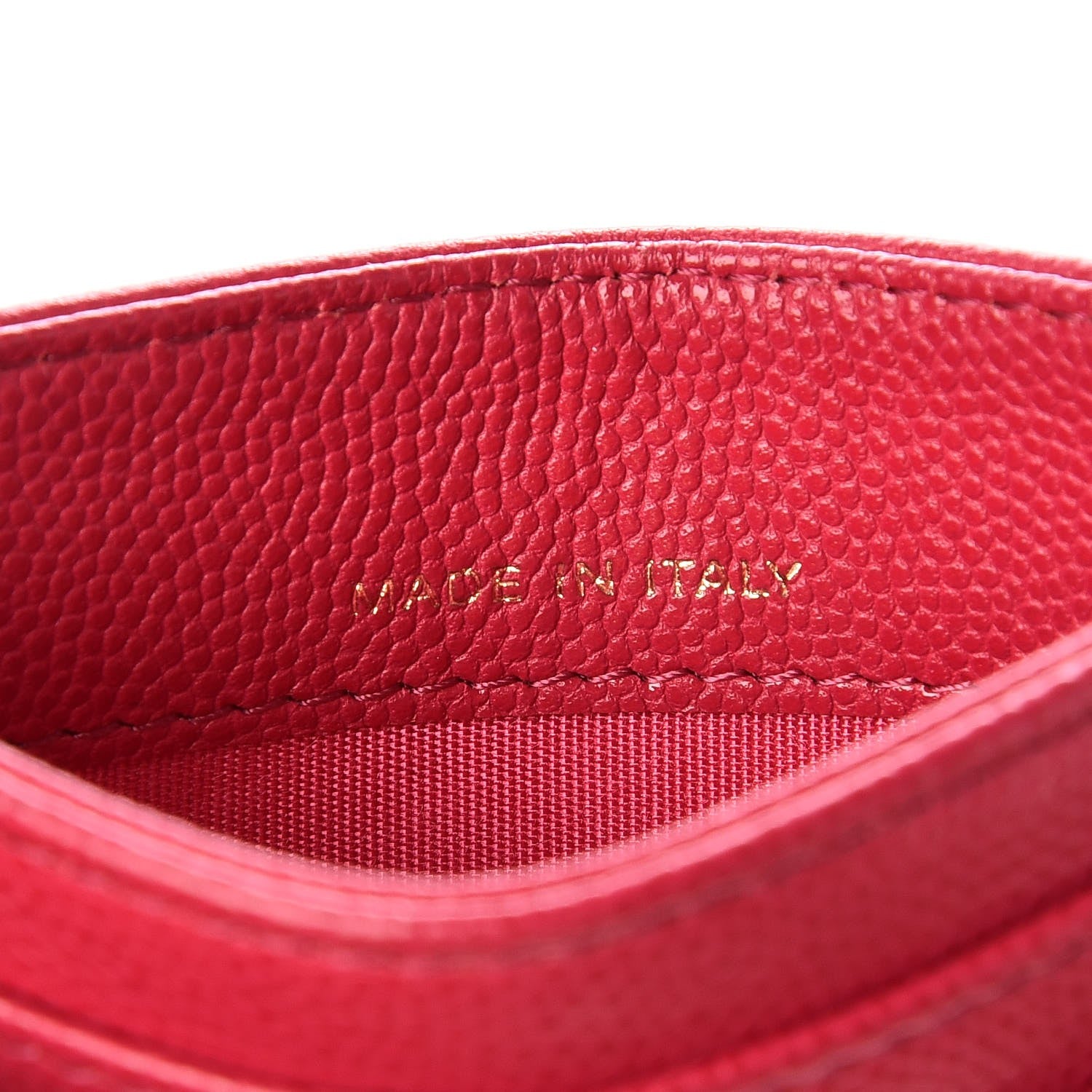 Chanel Caviar Camellia Embossed Card Holder Fuchsia 7 of 9