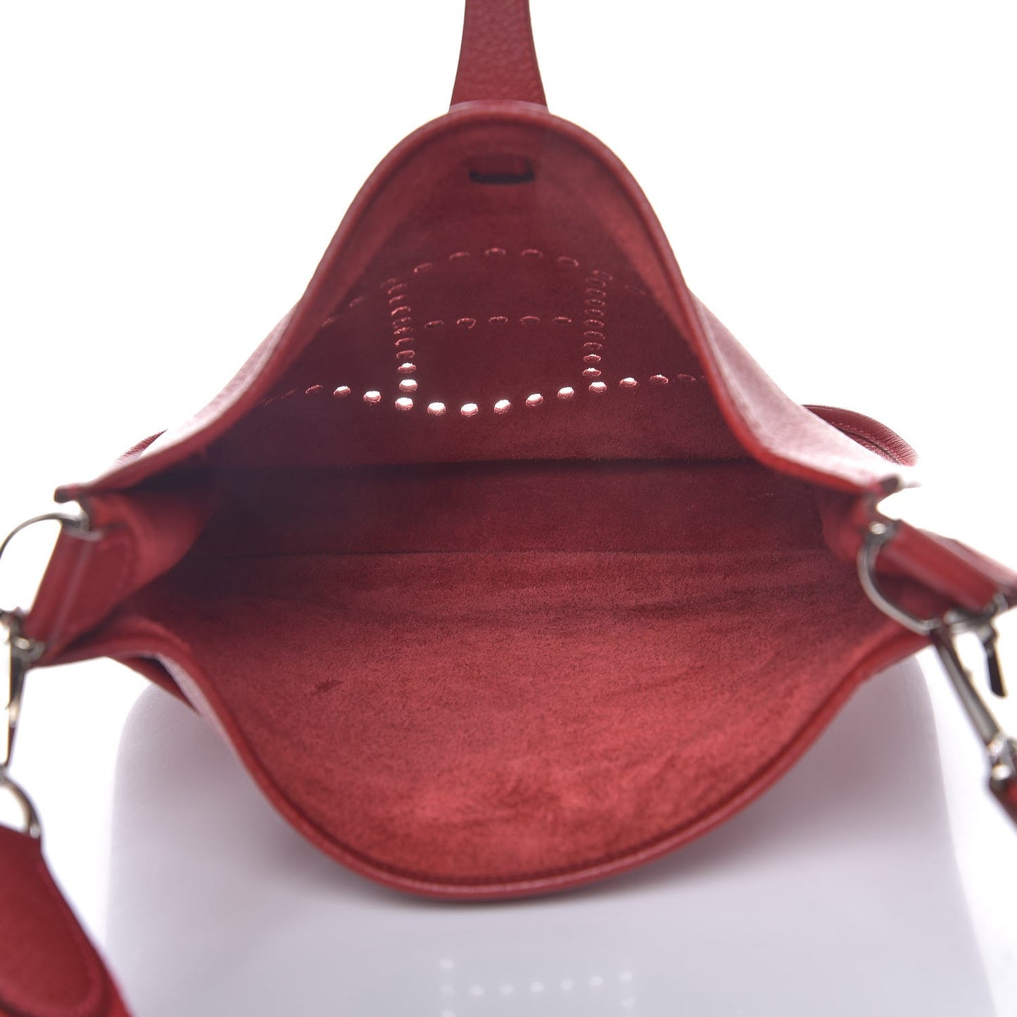 Taurillon Clemence Evelyne II PM Rouge Garance