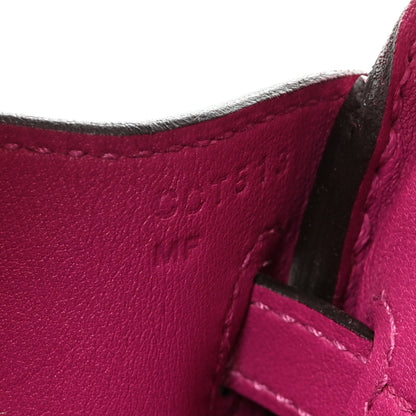 Hermes Swift Birkin 25 Rose Pourpre 7 of 11