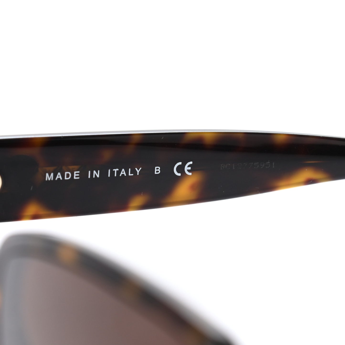 Acetate Square CC Sunglasses 5385 Tortoise