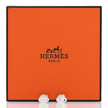 Hermes Sterling Silver TPM Farandole Earrings 5 of 5
