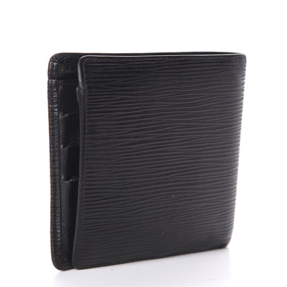 Louis Vuitton Epi Porte-Billets Cartes Credit Monnaie Wallet Black 3 of 6
