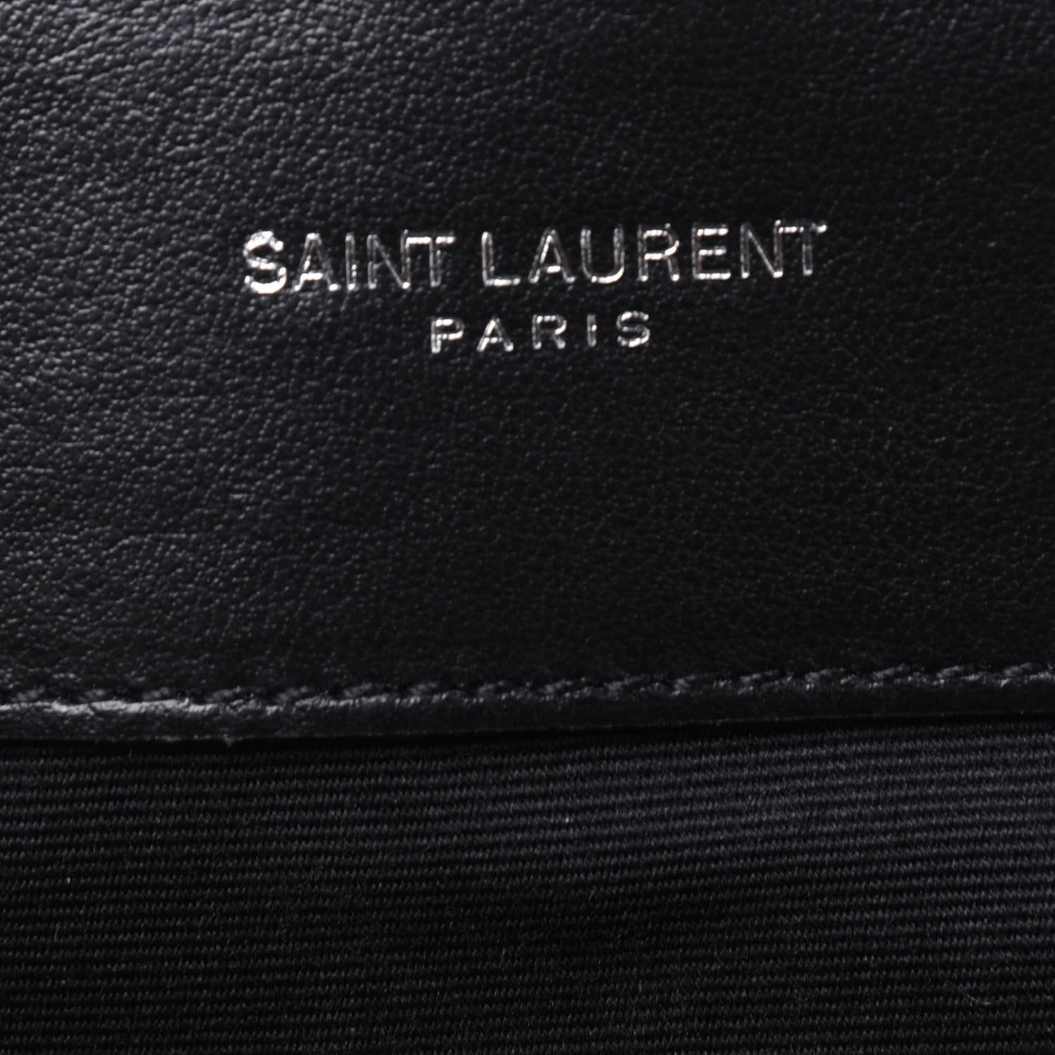 Saint Laurent Calfskin Y Quilted Monogram Large Loulou Chain Satchel Black 6 of 13