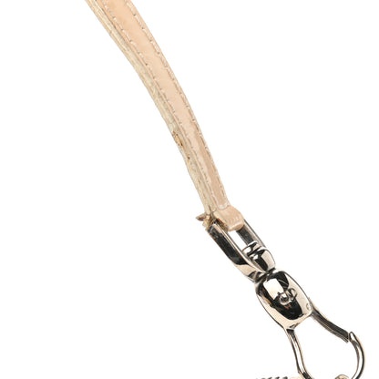 Christian Dior Monogram Mini Saddle Pochette White Blue 14 of 15