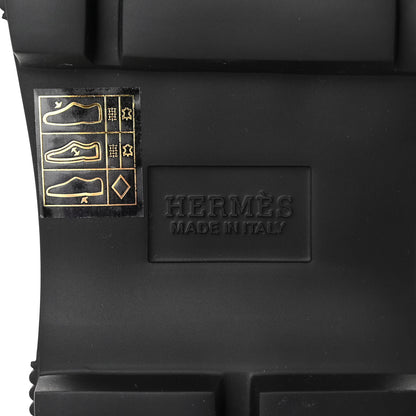 Hermes Calfskin Parachute Fresh Ankle Boots 37.5 Black 6 of 9