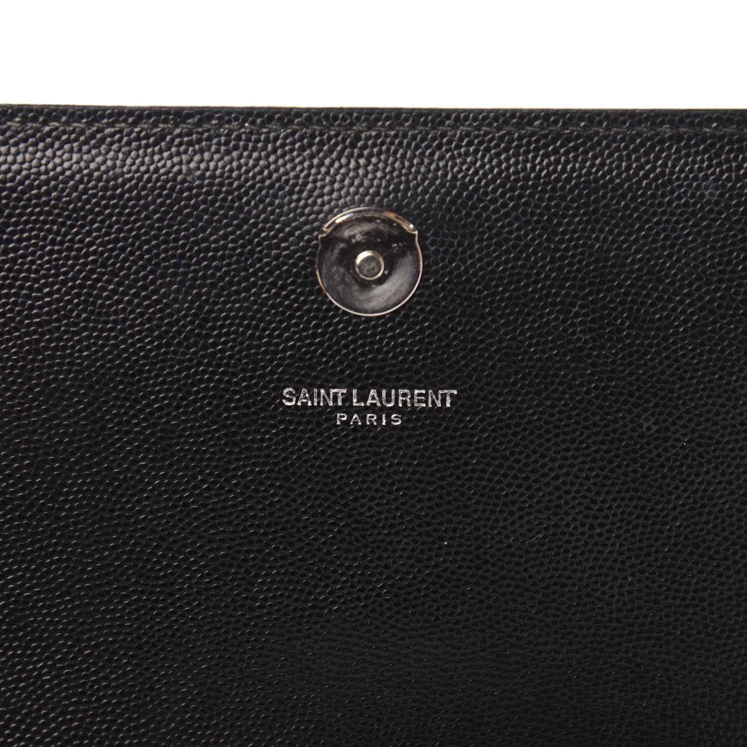 Saint Laurent Grain De Poudre Medium Classic Monogram Kate Satchel Black 7 of 10