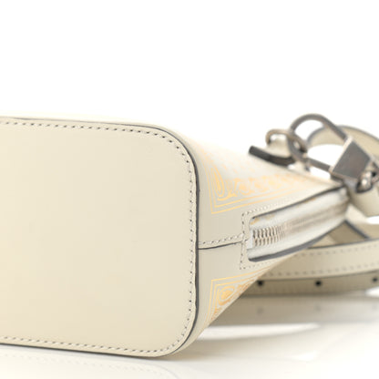 Gucci X SEGA Calfskin GUCCY Stars Mini Dome Shoulder Bag Mystic White Gold 10 of 12