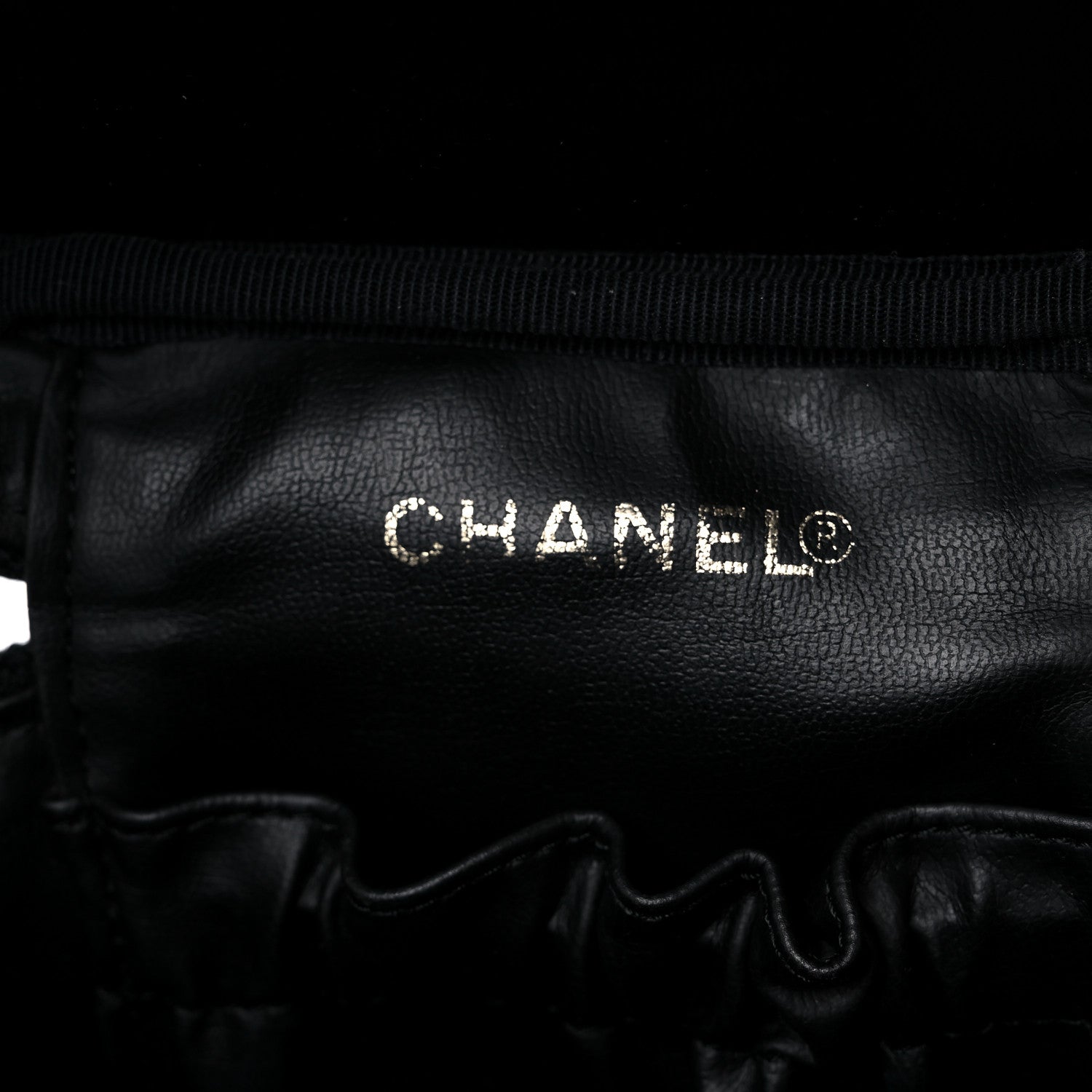 Chanel Caviar Vanity Cosmetic Case Black 6 of 13