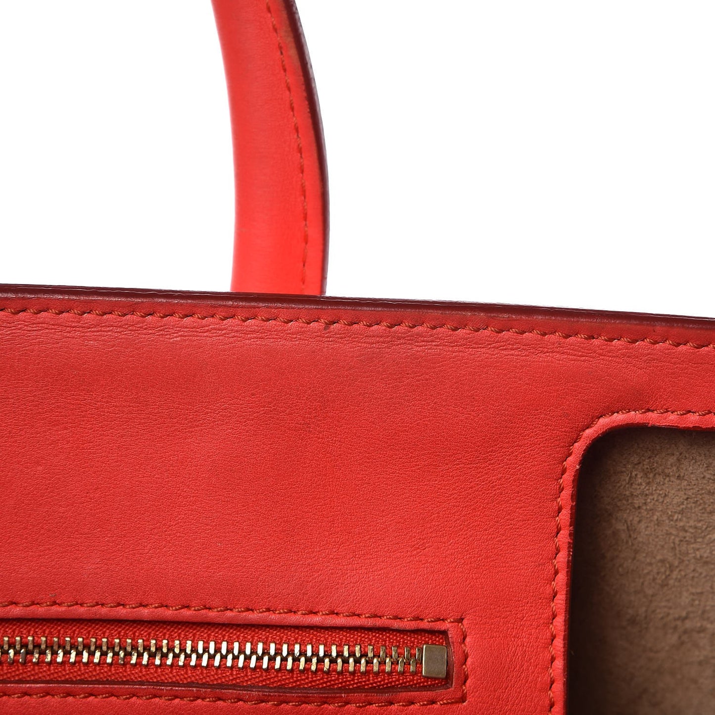 Smooth Calfskin Small Tie Knot Tote Red