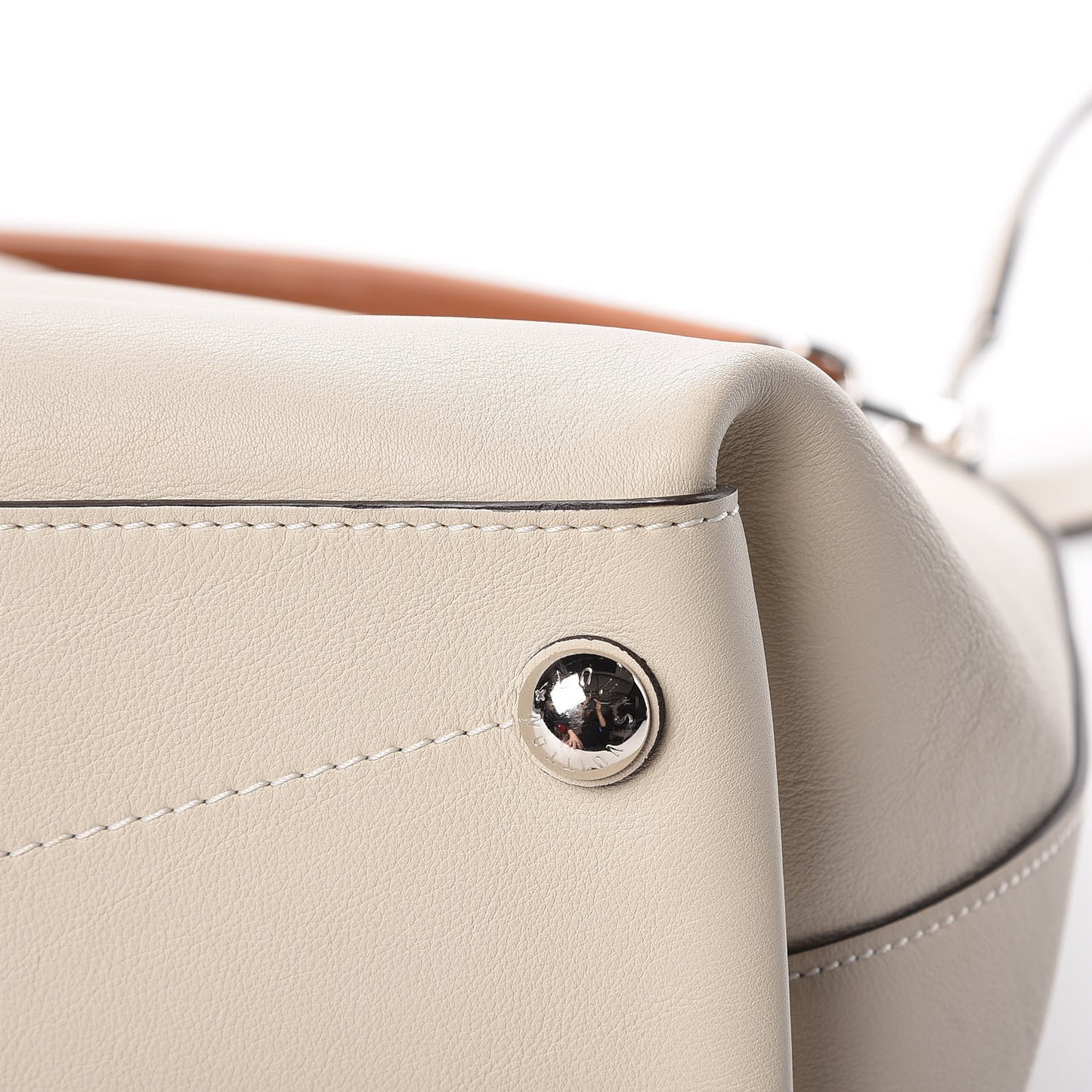 Veau Soie Calfskin Parnassea Bagatelle Hobo Blanc Casse
