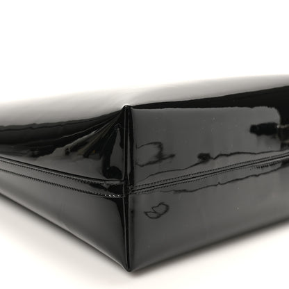 Saint Laurent Patent Calfskin Rendez-Vous Hobo Black 9 of 10