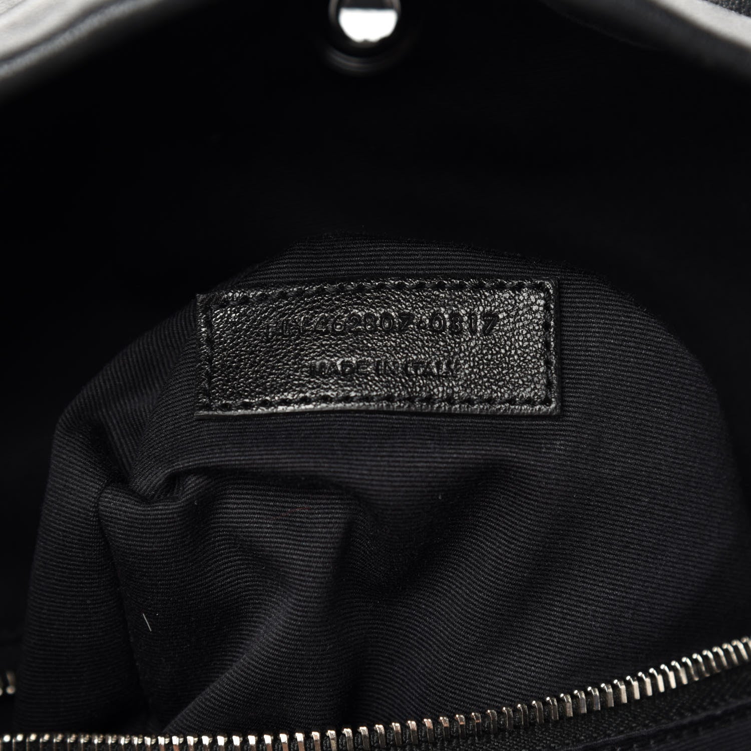 Saint Laurent Lambskin Mini City Backpack Black 9 of 10