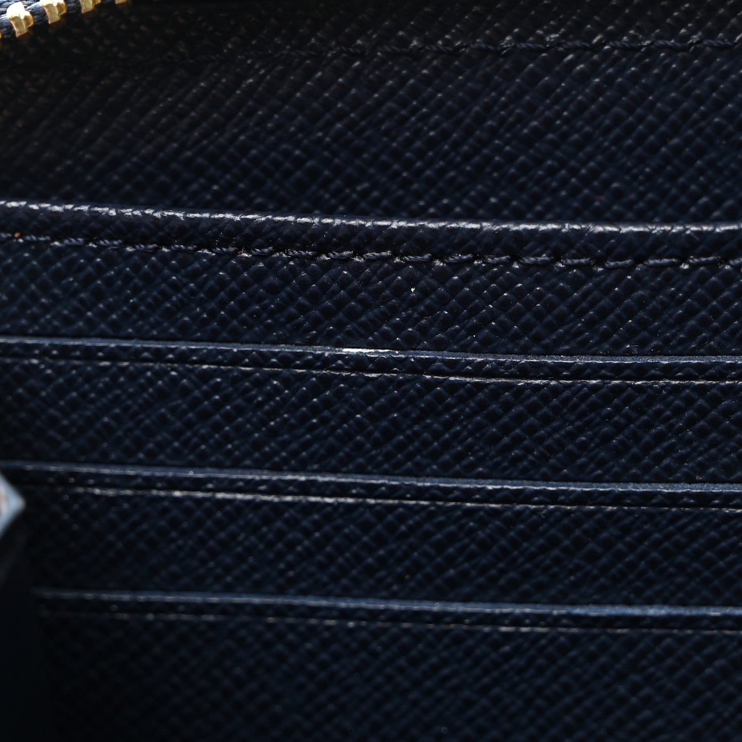 Hollographic Monoglam Zippy Wallet Blue