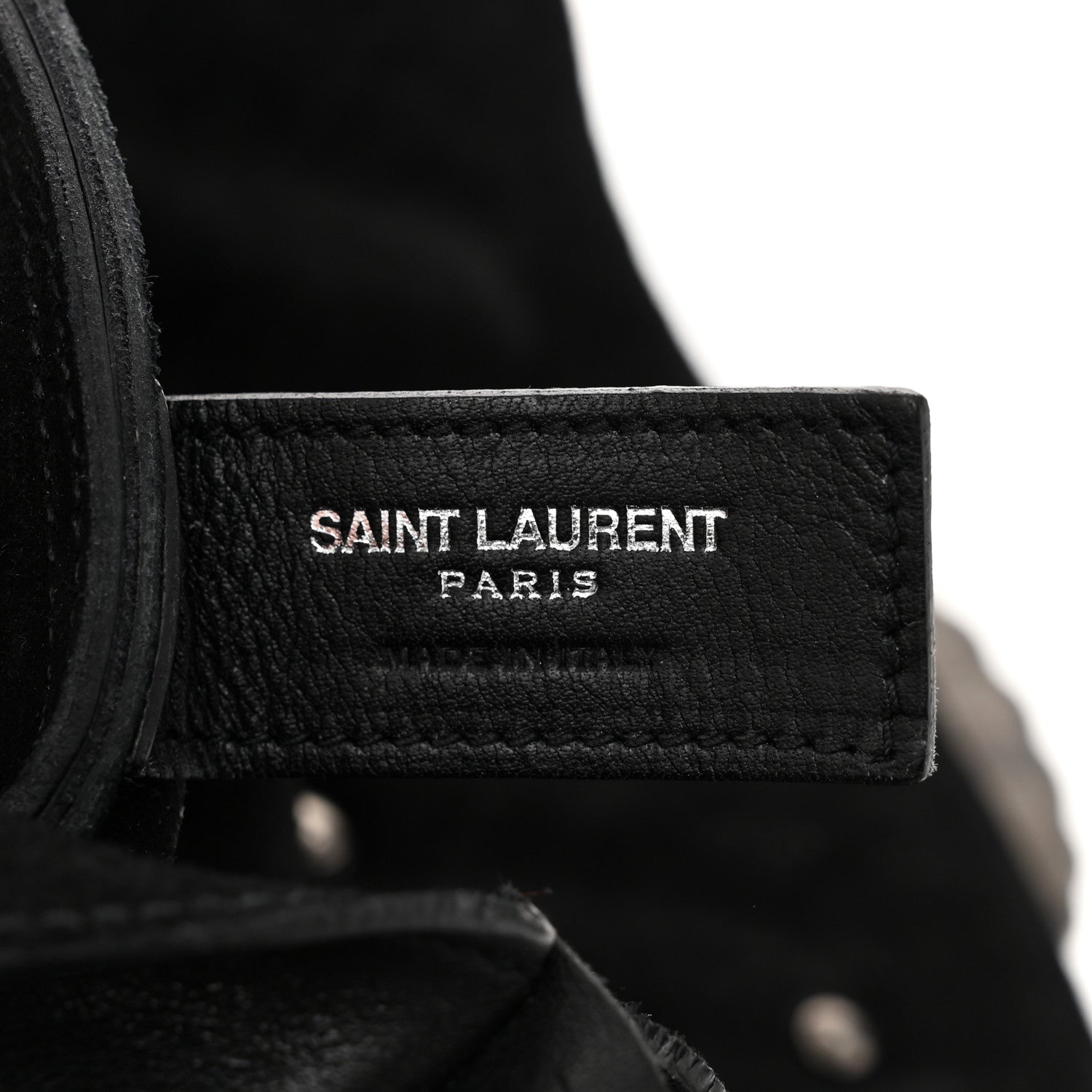Saint Laurent Lambskin Anita Tassed Crossbody Bag Black 6 of 10