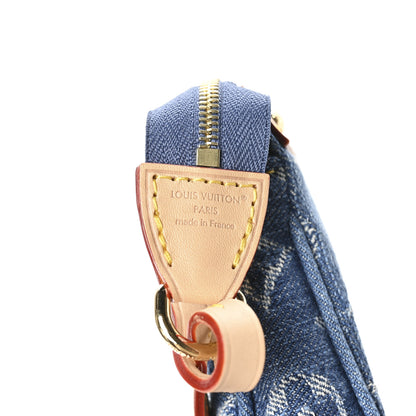 Louis Vuitton LV X TM Monogram Denim Cerises Pochette Accessories Blue 7 of 11