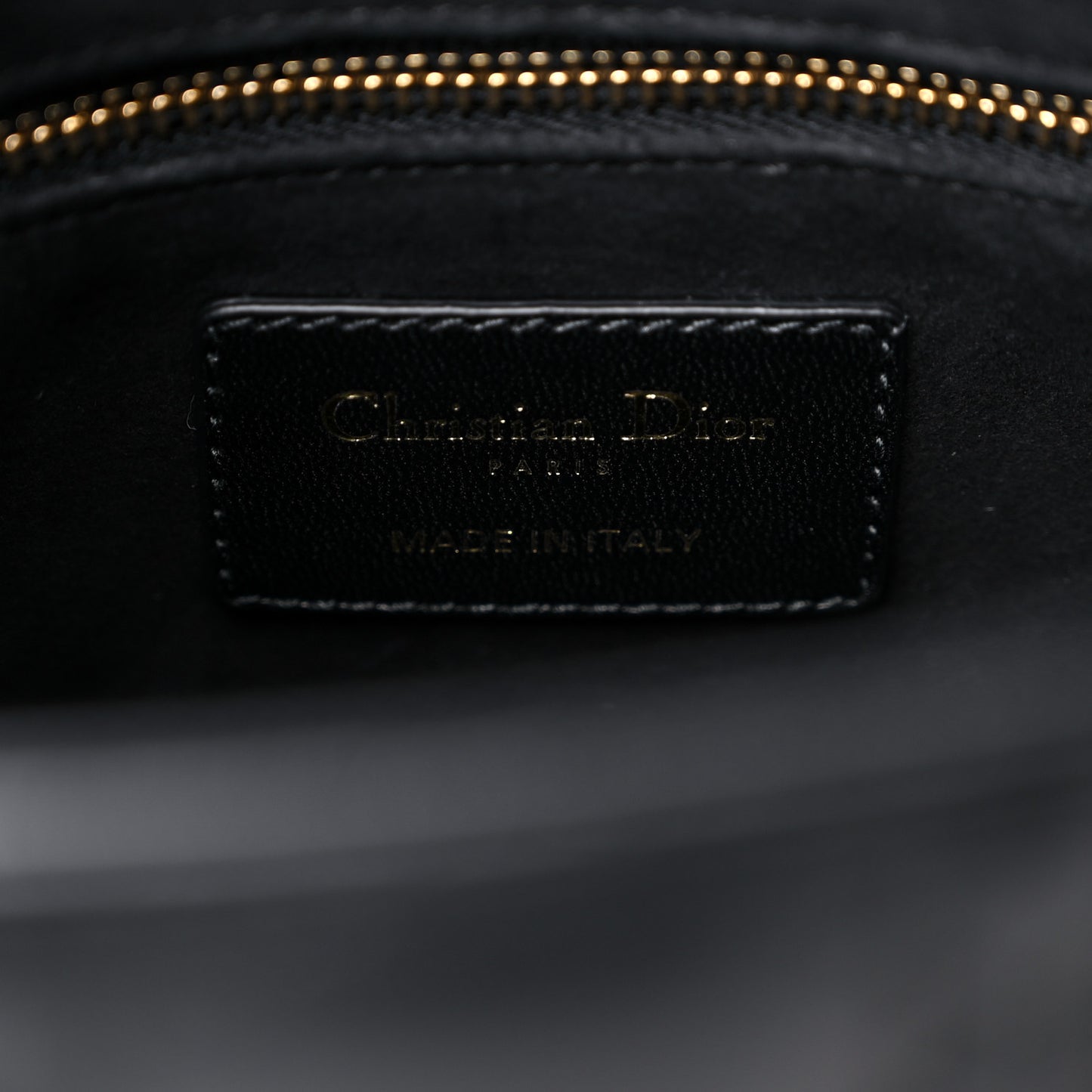 Lambskin Cannage Small My ABCDior Lady Dior Black
