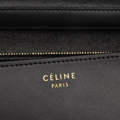 Celine Box Calfskin Medium Classic Box Flap Bag Black 7 of 9