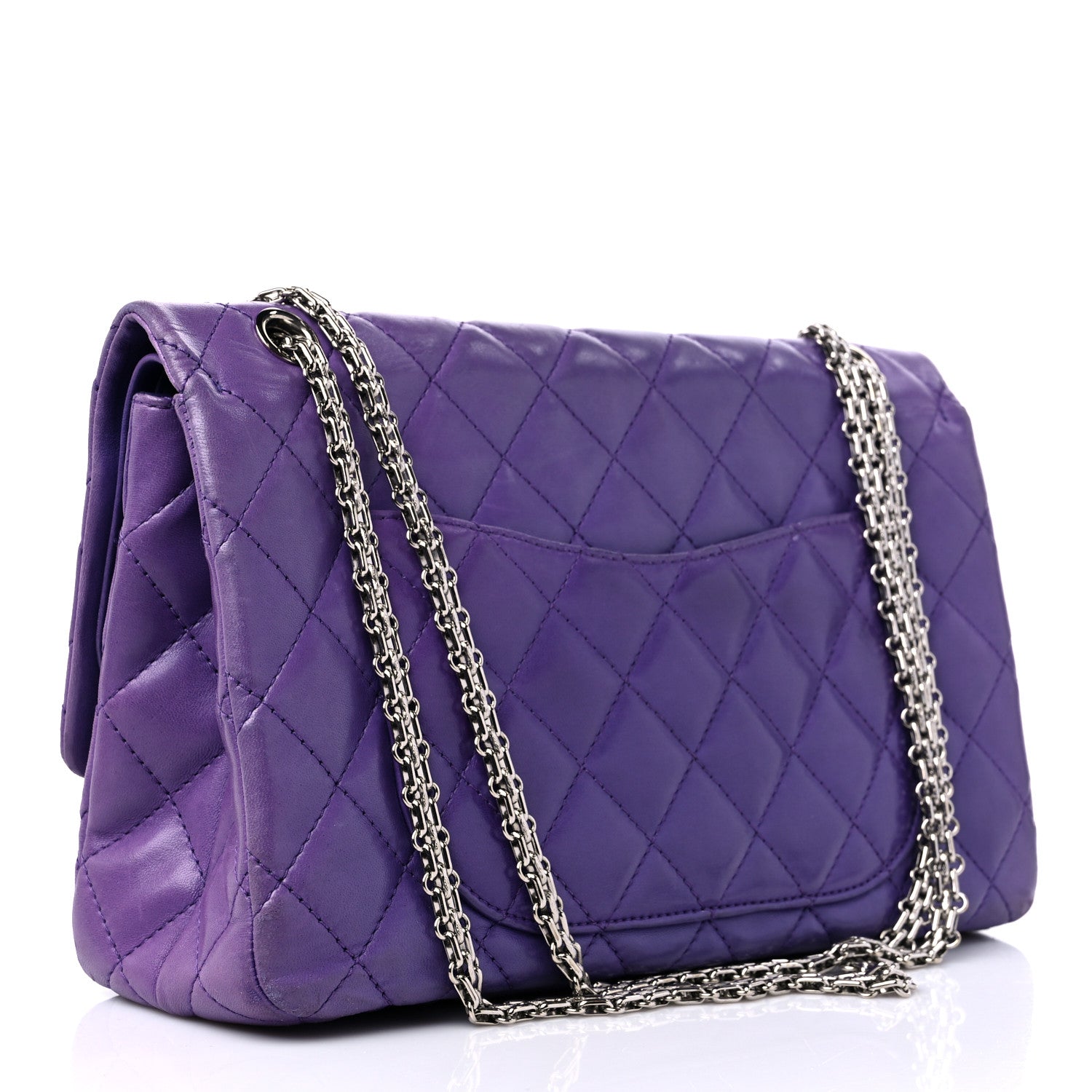 Chanel Lambskin Quilted 2.55 Reissue 226 Flap Purple 3 of 18