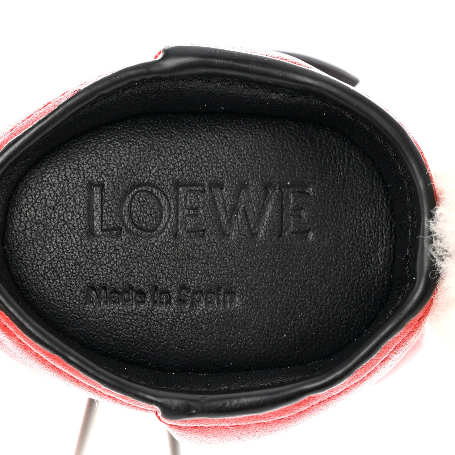 Loewe Calfskin Mini Star Bunny Charm Red 4 of 5