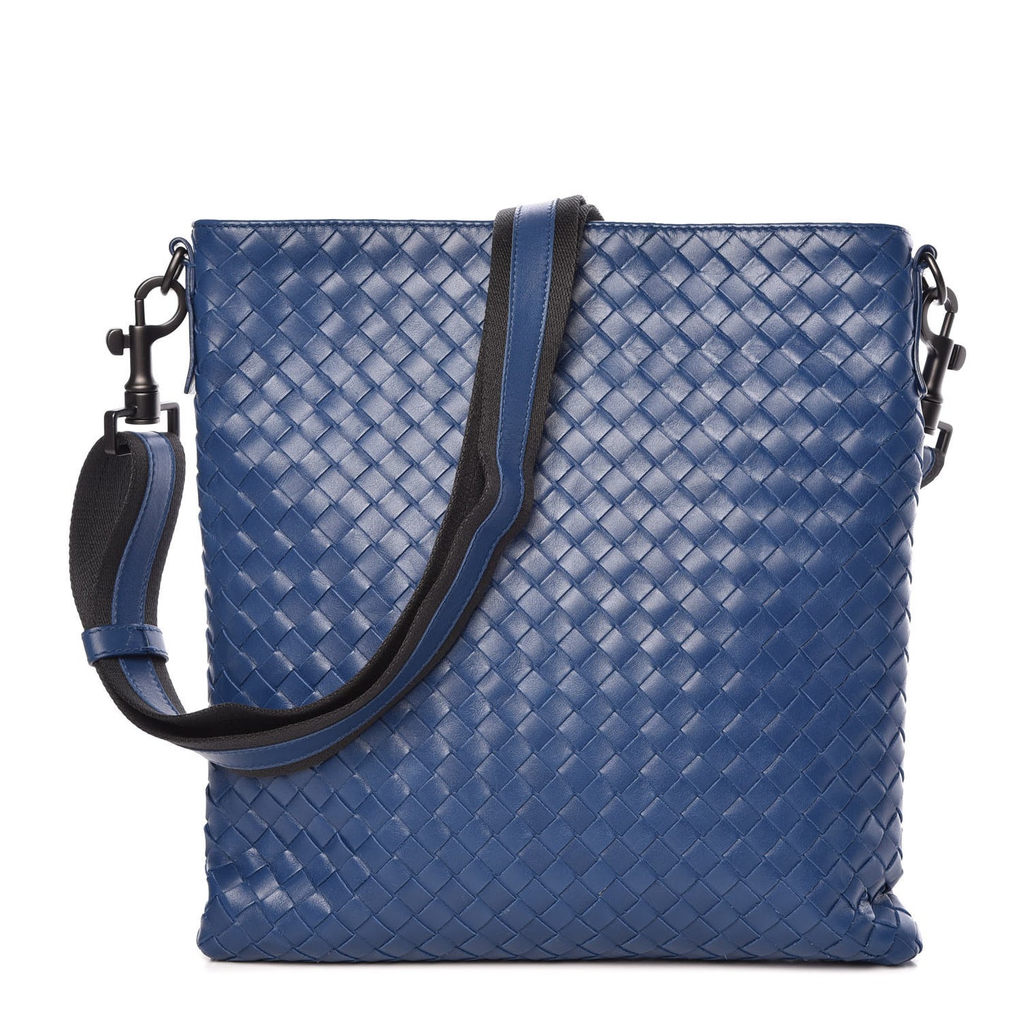 Nappa Intrecciato VN Crossbody Messenger Bag Blatic Blue