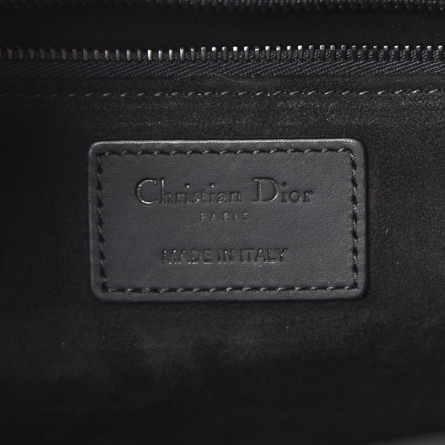 Ultra Matte Calfskin Cannage Large Lady Dior Black