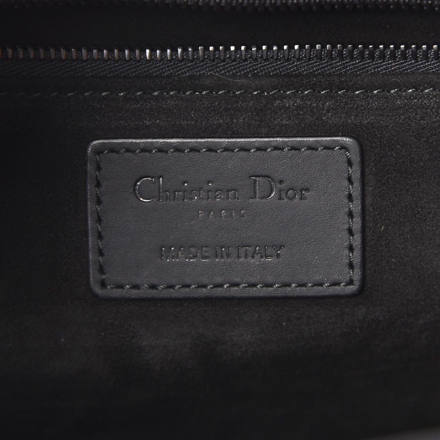 Christian Dior Ultra Matte Calfskin Cannage Large Lady Dior Black 5 of 12