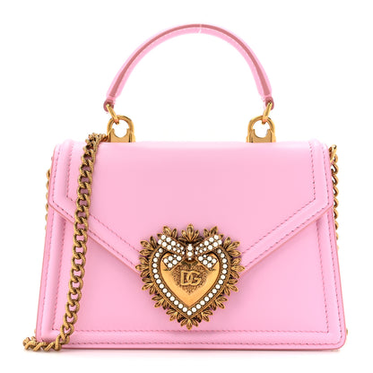 Dolce & Gabbana Smooth Calfskin Small Devotion Envelope Top Handle Bag Candy 1 of 11