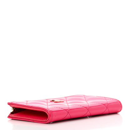 Chanel Patent Quilted Key Holder Case Pink 4 of 10