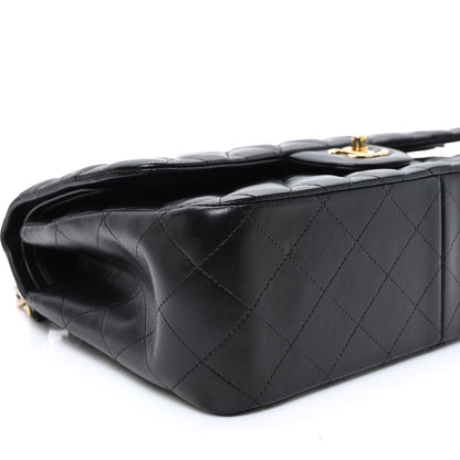 Chanel Lambskin Quilted Jumbo Double Flap Black 8 of 9