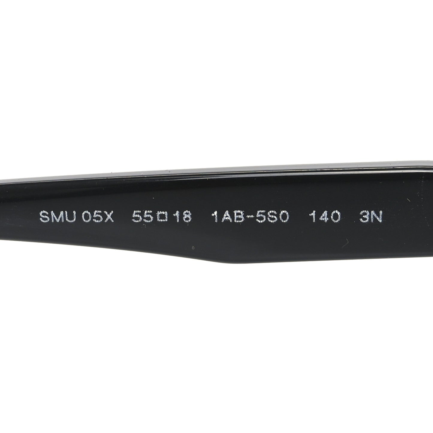 Acetate Cat Eye Sunglasses SMU 05X Black