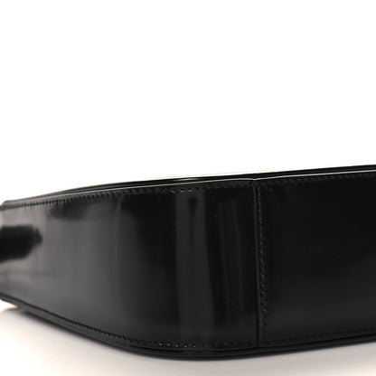 Saint Laurent Patent Le 5 A 7 Monochrome Hobo Black 9 of 10