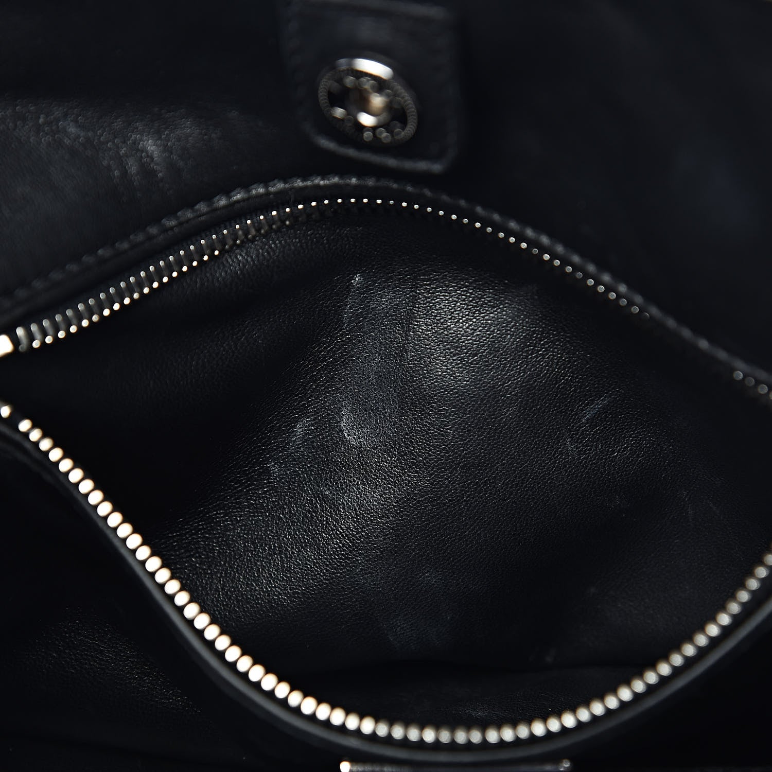 Prada Suede Scamosciato Twin Pocket Tote Black 8 of 12