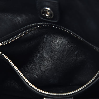 Prada Suede Scamosciato Twin Pocket Tote Black 8 of 12