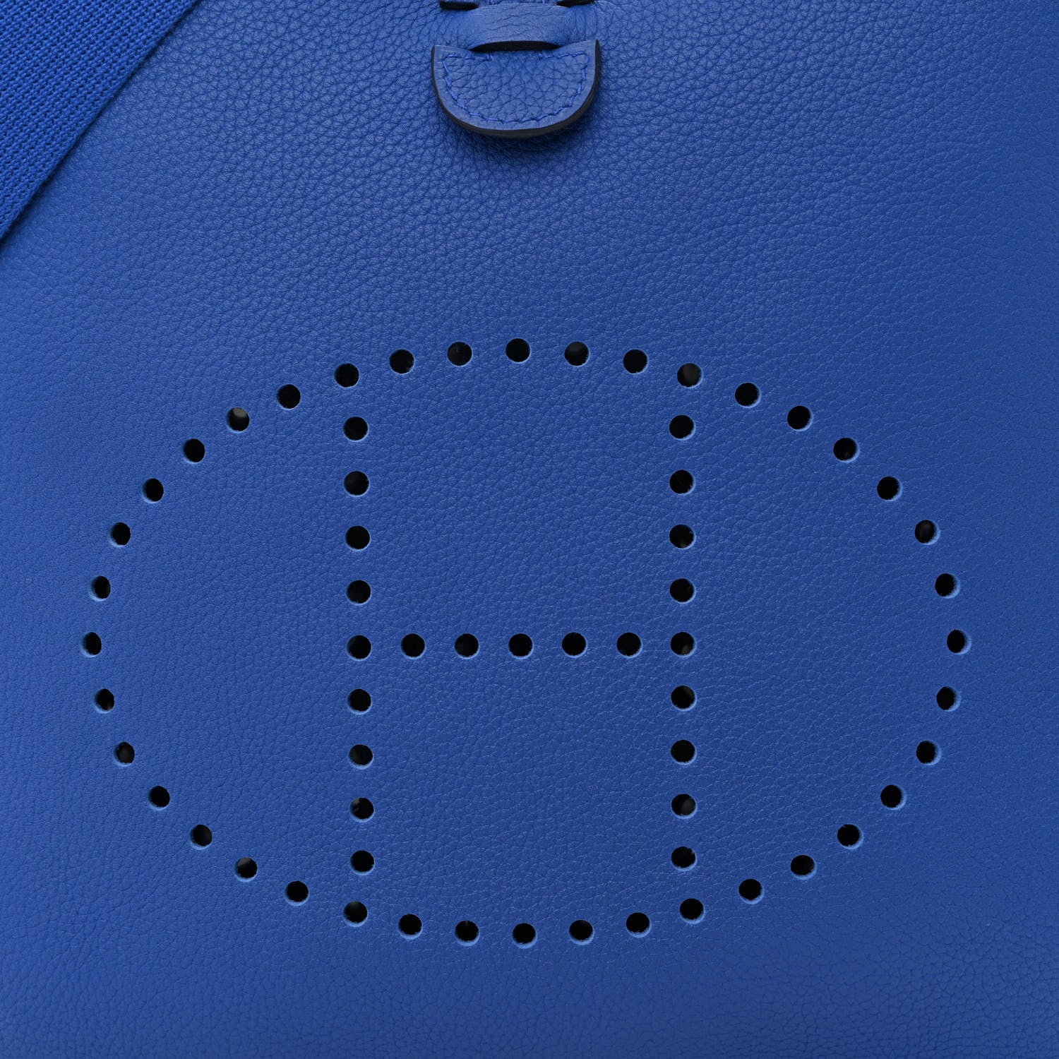 Hermes Taurillon Clemence Evelyne III PM Bleu Royal 8 of 11