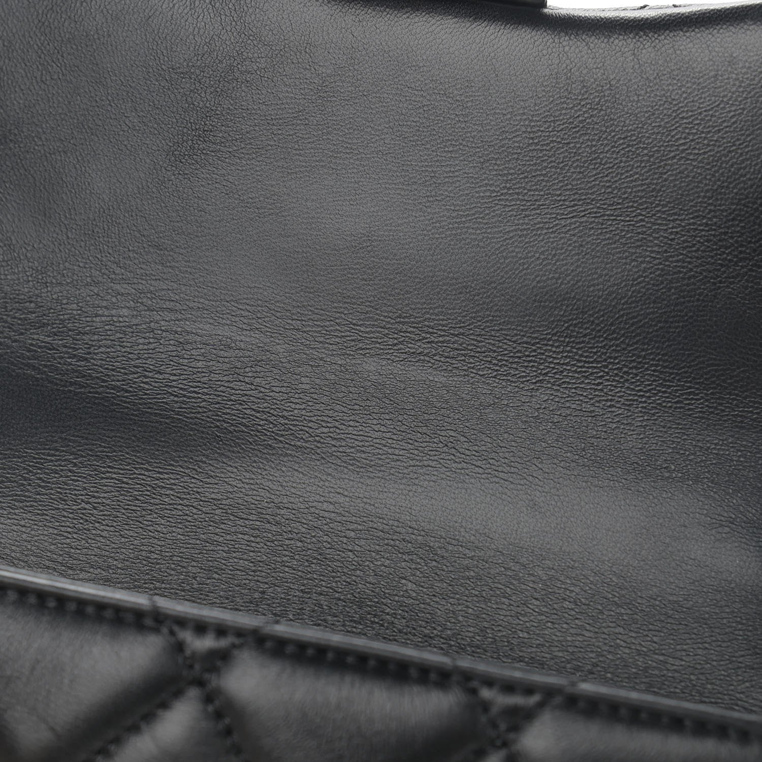 Chanel Lambskin Enamel Quilted Mini Pending CC Square Flap Black 11 of 11